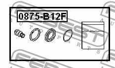 Febest Brake caliper repair kit – price [object Object] PLN