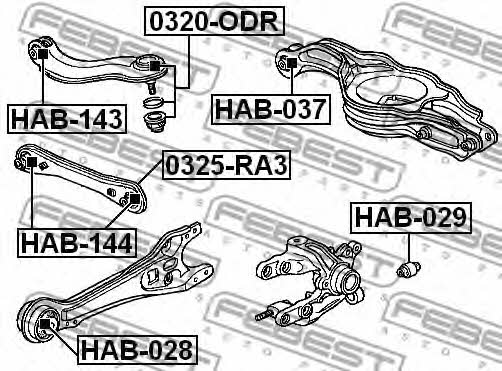 Buy Febest HAB037 – good price at EXIST.AE!