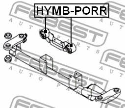 Engine mount Febest HYMB-PORR