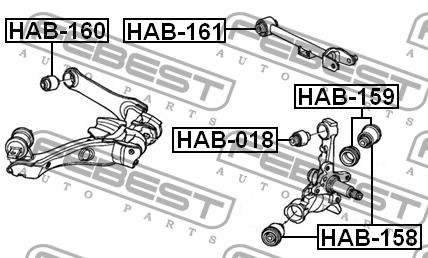 Buy Febest HAB159 – good price at EXIST.AE!