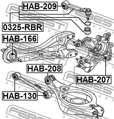 Buy Febest HAB207 – good price at EXIST.AE!