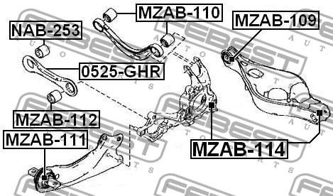 Buy Febest MZAB114 – good price at EXIST.AE!