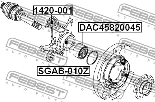 Buy Febest SGAB010Z – good price at EXIST.AE!