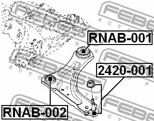 Buy Febest RNAB001 – good price at EXIST.AE!