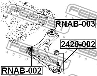 Buy Febest RNAB003 – good price at EXIST.AE!