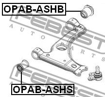 Febest Silent block front lever rear – price [object Object] PLN