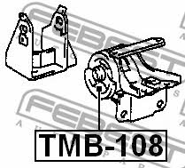 Engine mount left Febest TMB-108