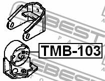 Engine mount, front Febest TMB-103