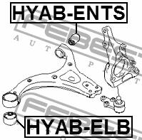 Febest Silent block – price 20 PLN