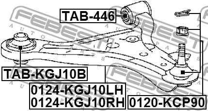 Buy Febest TABKGJ10B – good price at EXIST.AE!