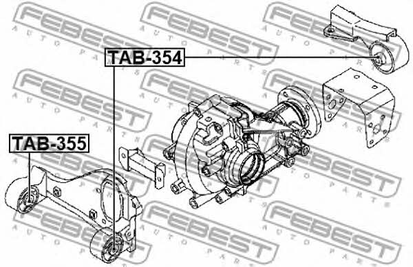 Febest Silent block – price