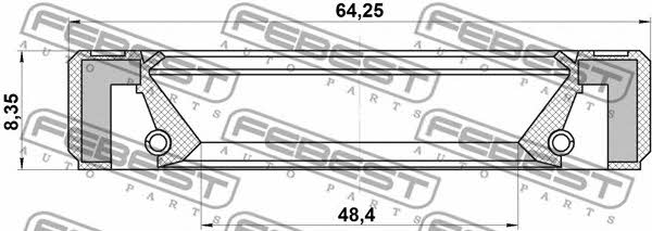 Febest SEAL OIL-DIFFERENTIAL – price [object Object] PLN