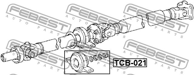 Febest Driveshaft outboard bearing – price 170 PLN