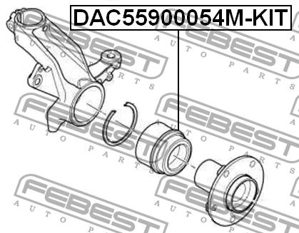 Febest Front Wheel Bearing Kit – price 237 PLN