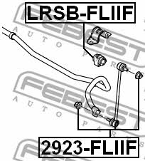 Febest Front stabilizer bar – price 61 PLN