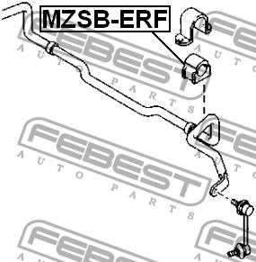 Febest Front stabilizer bush – price 24 PLN