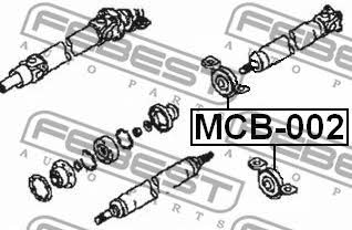 Febest Driveshaft outboard bearing – price 110 PLN