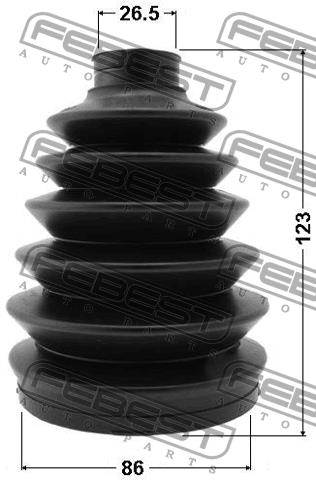 Febest CV joint boot outer – price 88 PLN
