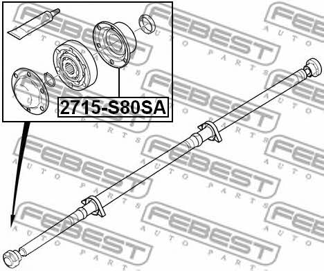 Buy Febest 2715-S80SA at a low price in United Arab Emirates!
