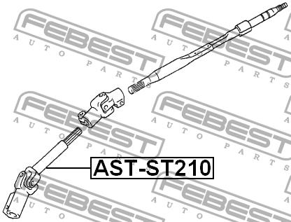 Febest Steering shaft – price 210 PLN