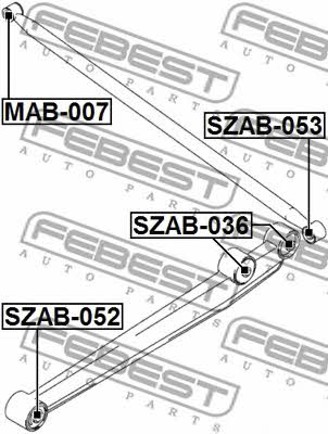 Buy Febest SZAB052 – good price at EXIST.AE!