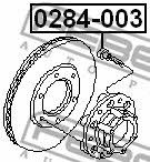 Wheel Stud Febest 0284-003
