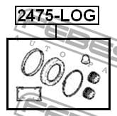 Febest Repair Kit, brake caliper – price 18 PLN
