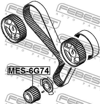TOOTHED WHEEL Febest MES-6G74