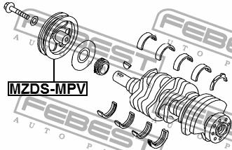 Febest Pulley crankshaft – price [object Object] PLN