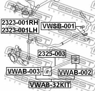 Buy Febest VWAB-32KIT at a low price in United Arab Emirates!