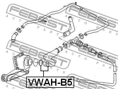 Febest Breather Hose for crankcase – price [object Object] PLN