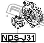 Belt pulley generator Febest NDS-J31