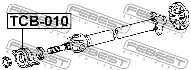 Febest Driveshaft outboard bearing – price