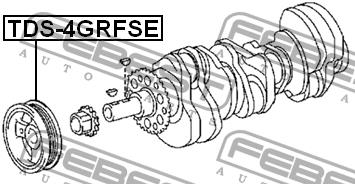 Febest Pulley crankshaft – price 195 PLN