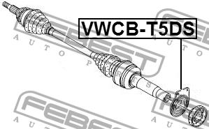 Febest Drive shaft bearing – price 280 PLN