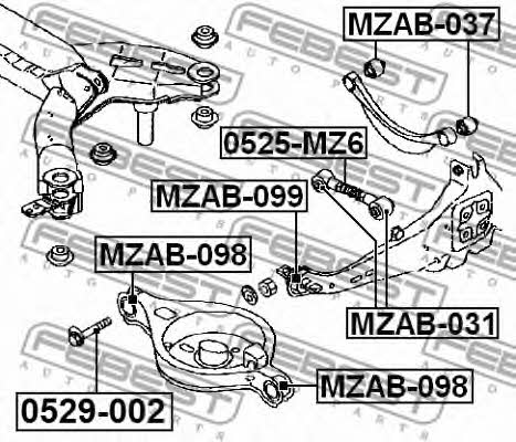 Buy Febest MZAB099 – good price at EXIST.AE!
