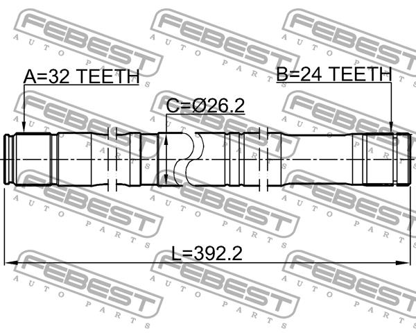 Buy Febest 0112-CDT220RH at a low price in United Arab Emirates!