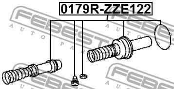Febest Brake master cylinder repair kit – price 125 PLN