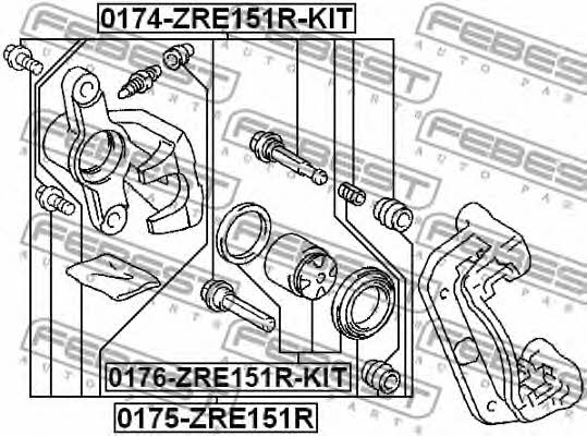 Buy Febest 0176-ZRE151R-KIT at a low price in United Arab Emirates!