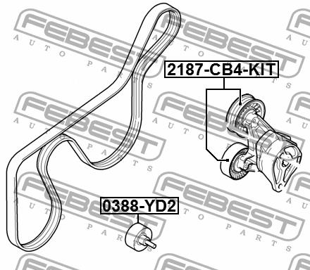 Buy Febest 2187-CB4-KIT at a low price in United Arab Emirates!