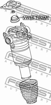 Febest Rear shock absorber support – price 105 PLN