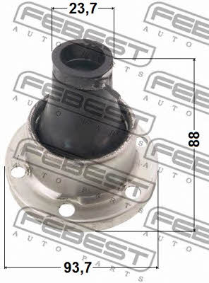 Febest Gimbal shaft boot – price [object Object] PLN