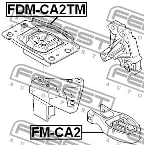 Febest Engine mount left – price 165 PLN
