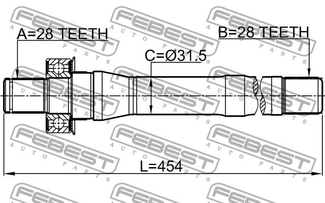 Buy Febest 1212-CMMT4WD at a low price in United Arab Emirates!