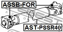 Febest Propeller shaft – price [object Object] PLN