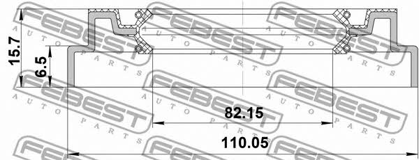 Febest Front wheel hub oil seal – price [object Object] PLN