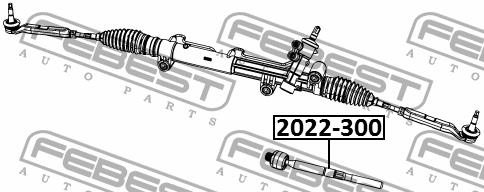 Inner Tie Rod Febest 2022-300