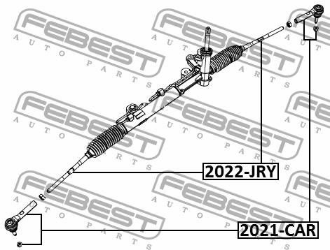 Inner Tie Rod Febest 2022-JRY