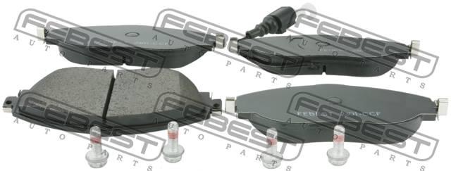 Brake Pad Set, disc brake Febest 2301-CCF