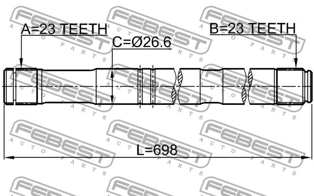 Buy Febest 0112ZZT251RH – good price at EXIST.AE!